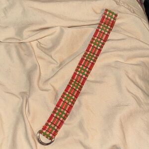 Plaid Red and Green SWAP watch bands adjustable NEW